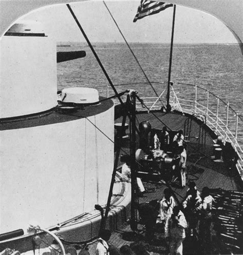 Loading Ammo On Quarterdeck Uss Kentucky Bb C