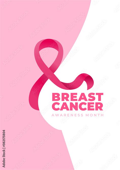 Breast Cancer Awareness Month Poster Of Breast Cancer For Health Care