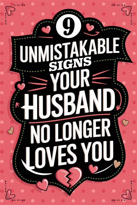 9 Unmistakable Signs Your Husband No Longer Loves You