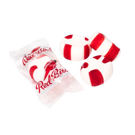 Red Bird Soft Peppermint Candy Puffs 10 Units Individually Wrapped