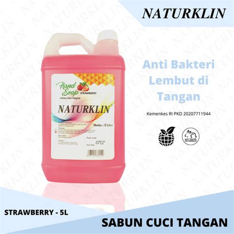 Jual HAND SOAP 5Ltr NATURKLIN SABUN CUCI TANGAN JERIGEN Kota