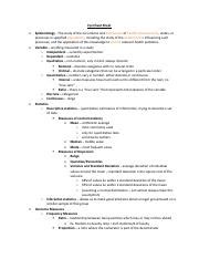 Epi Cheat Sheet Pdf Epi Cheat Sheet Epidemiology The Study