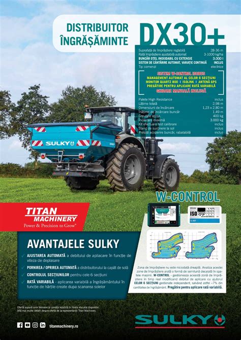 Oferte Agricultura Titan Machinery Romania