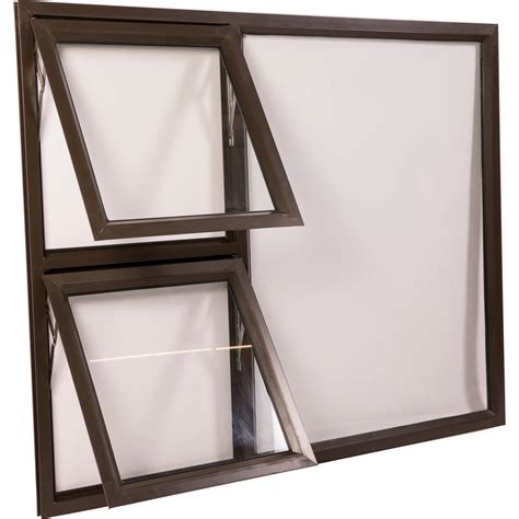 Aluminium Window 1212 Brown Siyanda Hardware