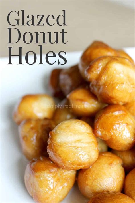 Two Minute Glazed Donut Holes Simply Real Moms