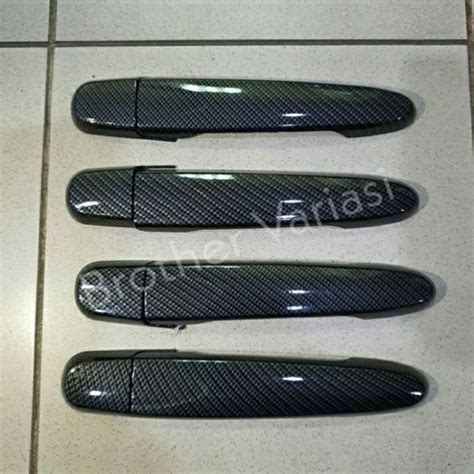 Cover Handle Pelapis Gagang Pintu All New Avanza Xenia Veloz Carbon