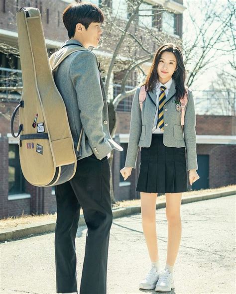 High School Denim Fashion Outfits Korean Couple Korean Korea