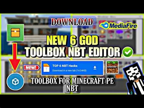 NEW 6 GOD Toolbox NBT Editor Toolbox For Minecraft PE NBT Minecraft