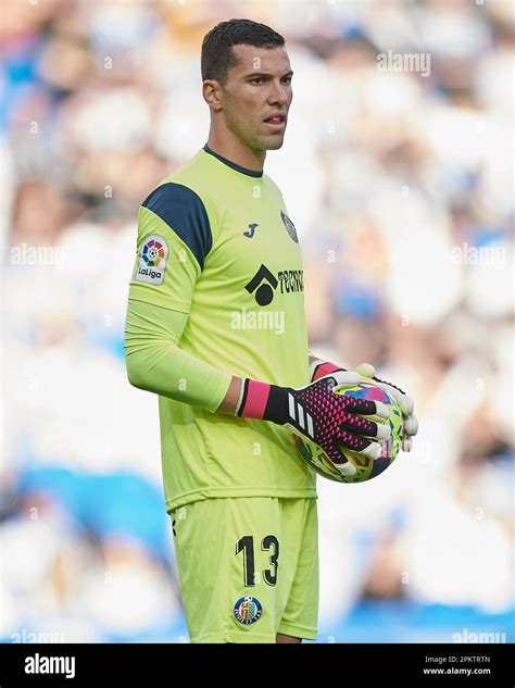 David Soria Of Getafe CF In Action During The La Liga Santander Match