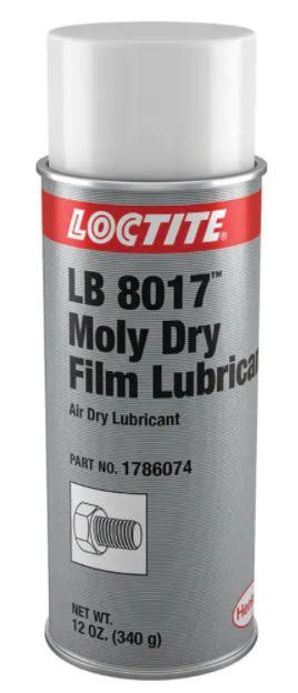 8017 340g Loctite Moly Dry Lube Spray Lb 8017 The Boss Shop