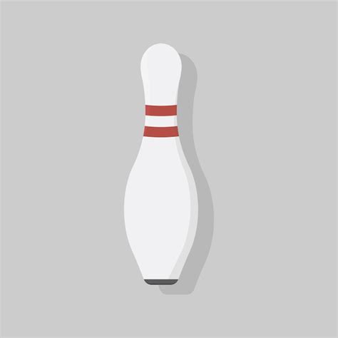 Premium Vector Bowling Pin Icon Isolated On White Background