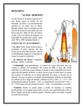 Alto Horno PDF