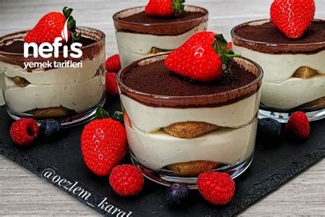 Bardakta Tiramisu Nefis Yemek Tarifleri