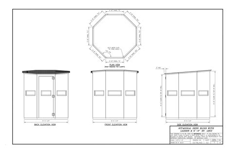 Hunting Blind Tree Stand DIY Plans, Deer Hunting Box Blind Plans, Deer ...