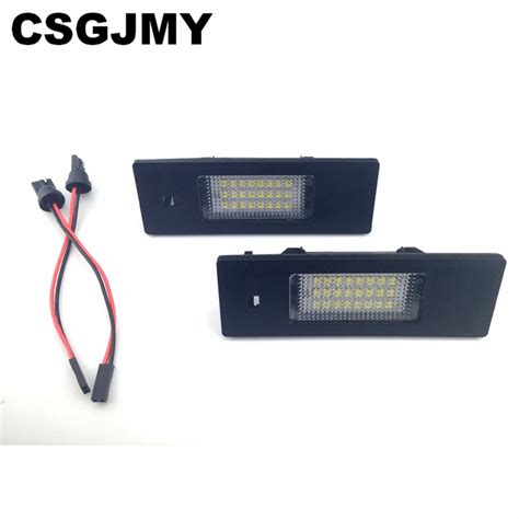 L Mpara Led Para Matr Cula De Coche Luz Sin Error Para Bmw Serie