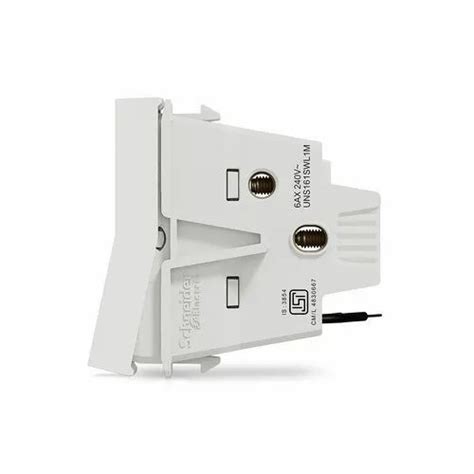 Schneider Unica Pure White 16A Switch 1M 1 Way At Rs 185 Piece In