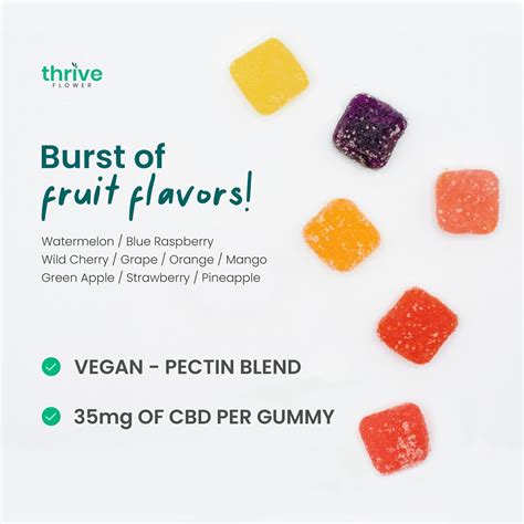 Vegan Cbd Gummies For Sale Thrive Flower Shop