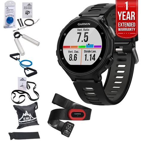 Garmin Forerunner 735xt Gps Running Watch Run Bundle Blackgray 010