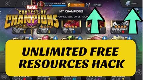 Marvel Contest Of Champions Hack Marvel Contest Of Champions Free Units And Gold Androidios