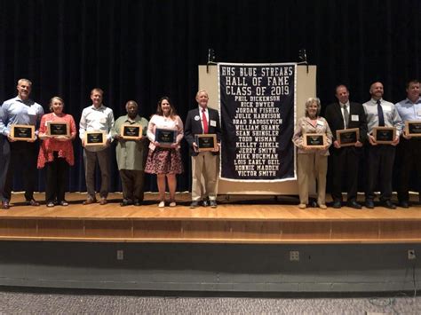 Class Of 2019 Hall Of Fame Inducts Former Students Coaches Hhs Media