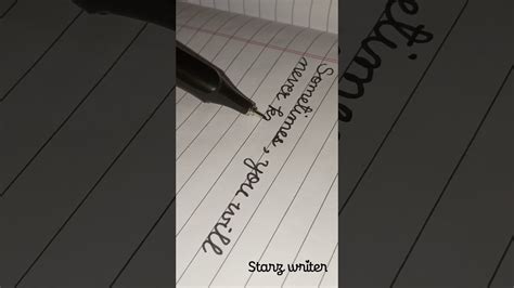 Cursive And Satisfying Handwriting With Calligraphy Pen Cursive