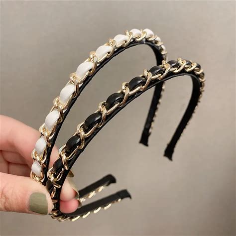 Slim Narrow Hair Scarf Band Hairband For Women Girl Korea Headbands