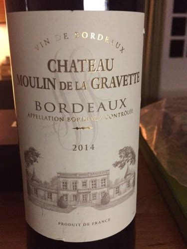 Armand Chaperon Chateau Moulin De La Gravette Bordeaux Vivino Us