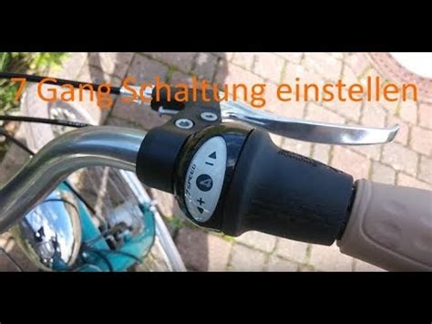 Shimano Nexus Gang Nabenschaltung Einstellen Youtube