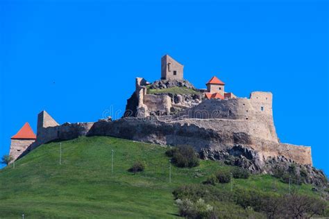 Rupea Citadel - Cetatea Rupea Stock Photo - Image of medieval, wall ...