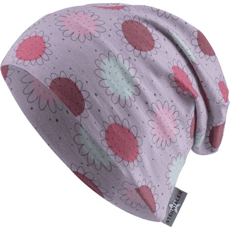 Sterntaler Slouch Beanie Blumen Flieder Babymarktde