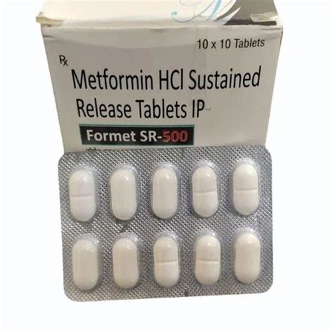 Metformin HCI Sustained Release Tablets IP 500 Mg At Rs 30 Stripe In Mandi