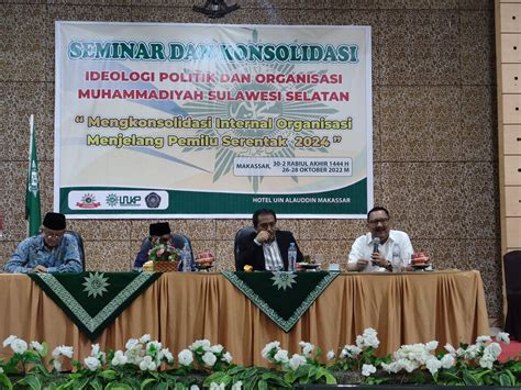 Seminar Dan Konsolidasi Ideologi Politik Dan Organisasi Muhammadiyah Sulawesi Selatan Dprd