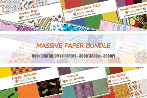 Massive Paper Bundle Bundle · Creative Fabrica