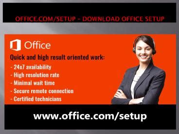 PPT Office Setup Install And Activate Office Setup By