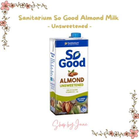 Jual Sanitarium So Good Almond Milk Original Unsweetened Chocolate