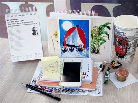 Literary calendar on Behance