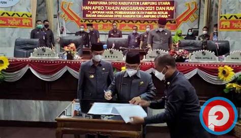 Dprd Lampung Utara Gelar Rapat Paripurna Penyampaian Nota Keuangan