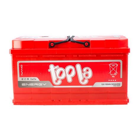 TSTE1000 Topla - Battery Topla Energy 12V 100AH 900A(EN) R+ TST-E100-0 ...