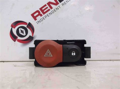 Renault Modus Hazard Warning Switch Lock Button