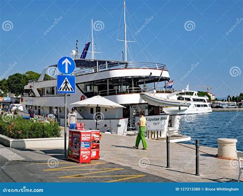 Luxury Yachts Docked In Split Harbour Croatia Editorial Image Image