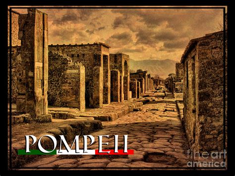 Pompeii Travel Poster 1 Photograph By Mike Nellums Pixels