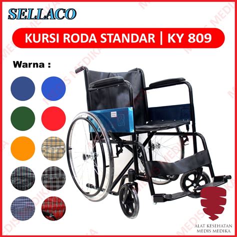 Jual Kursi Roda Ky Ky Standar Alat Bantu Jalan Rumah Sakit Sella