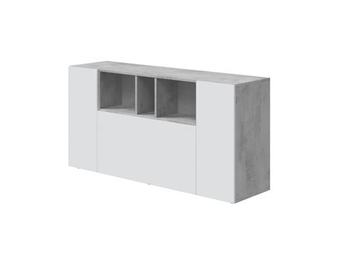 FOBUF Buffet 3 Portes Et 3 Niches L150cm Monalia Fr Prix Direct