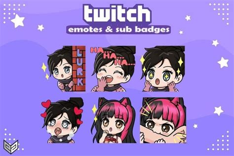 Create Twitch Emotes Twitch Sub Badges Twitch Animated Emotes For