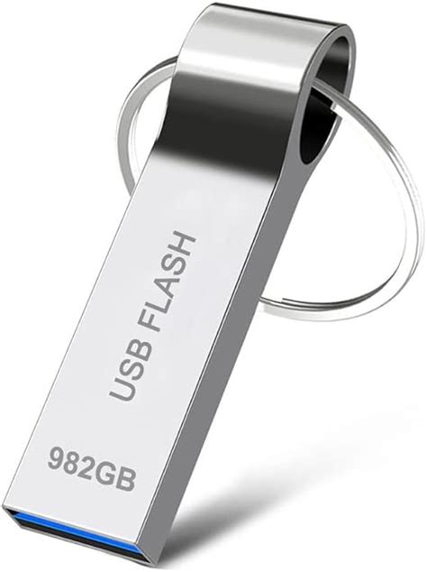 Chiavetta USB 982GB Pendrive 3 0 Impermeabile Pen Drive Argento Memoria