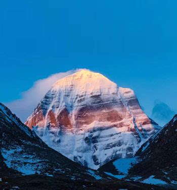 Charan Sparsh Touch Kailash Touching The Feet Of Lord Shiva