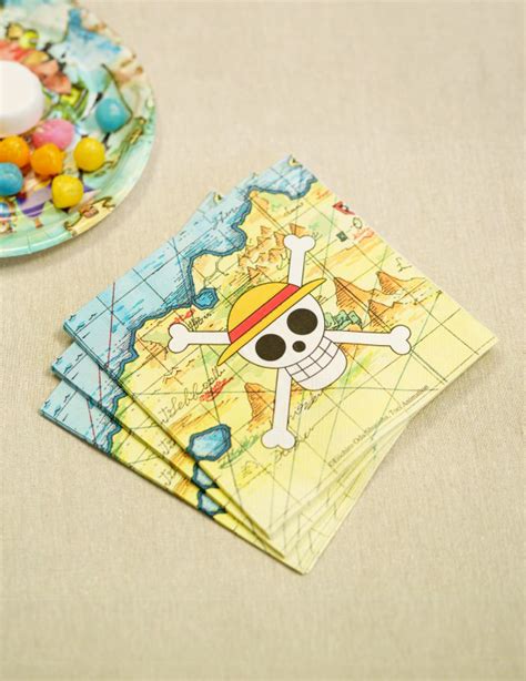 20 Tovaglioli Di Carta One Piece 33 X 33 Cm Vegaooparty