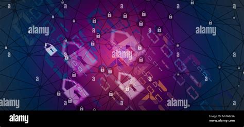 Concepto De Seguridad Tecnológica Fondo Digital De Seguridad Modernos