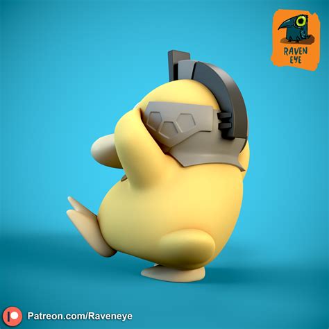 Stl File Luden Psyduck Rubber Luden Psyduck Pack D Printable Model