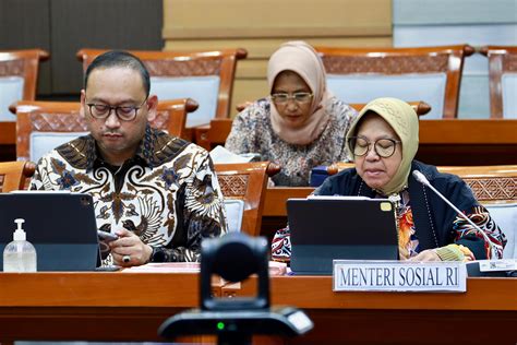 Mensos Hadiri Raker Komisi VIII DPR RI Minta Tingkatkan Akurasi Data